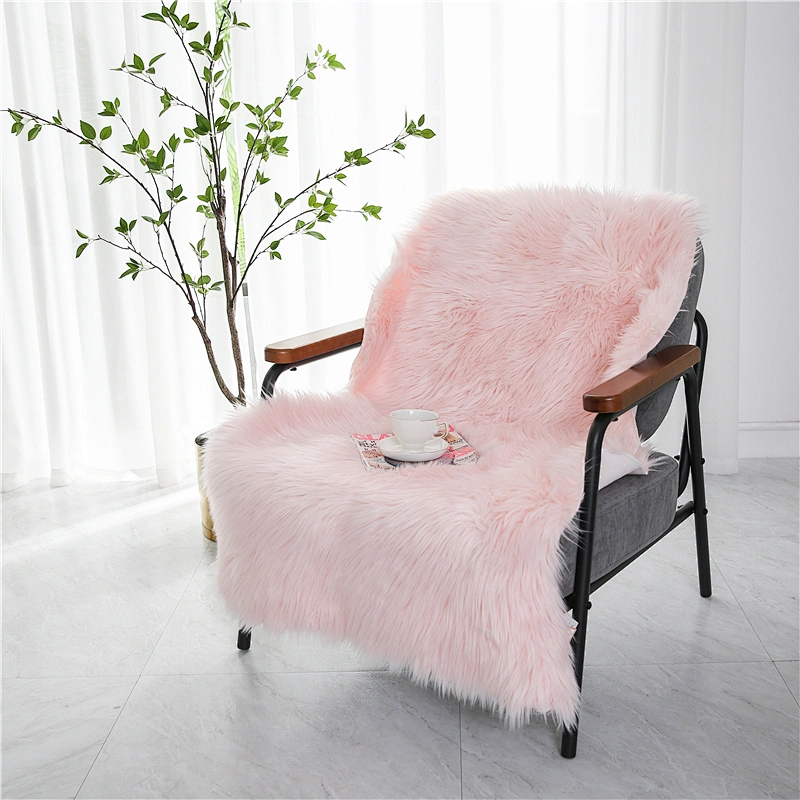 Long hair soft fur floor carpet rug