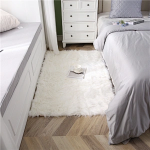 Long hair soft fur floor carpet rug