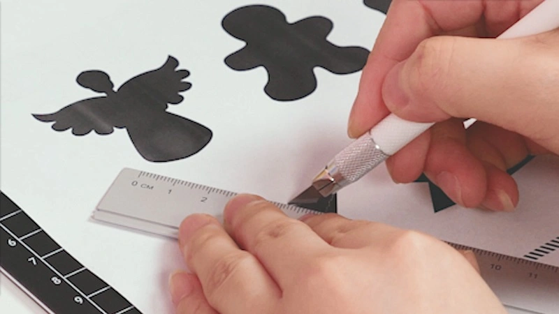 How to DIY stencil for airbrush painting