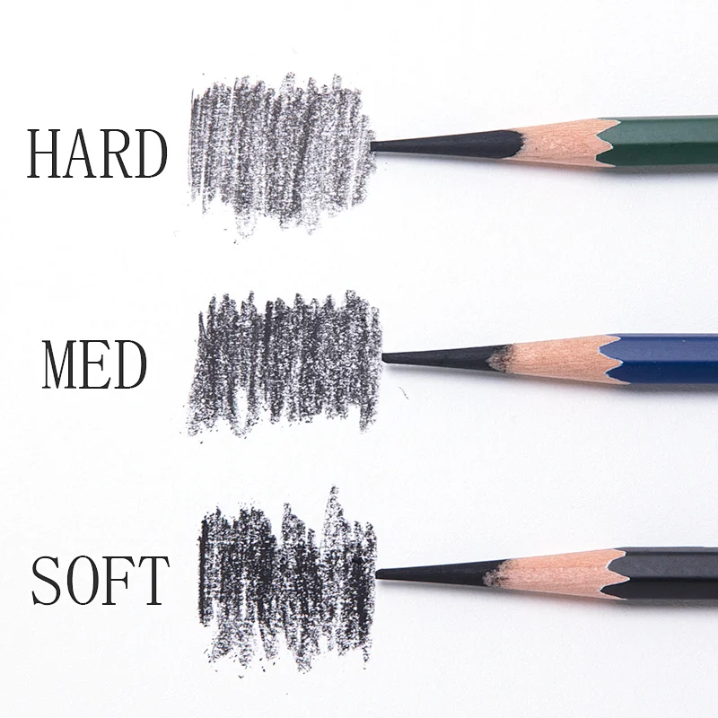 Tenwin 5550 Good Quality Best Selling Charcoal Sketch Pencil Set For Kids With Factory Price