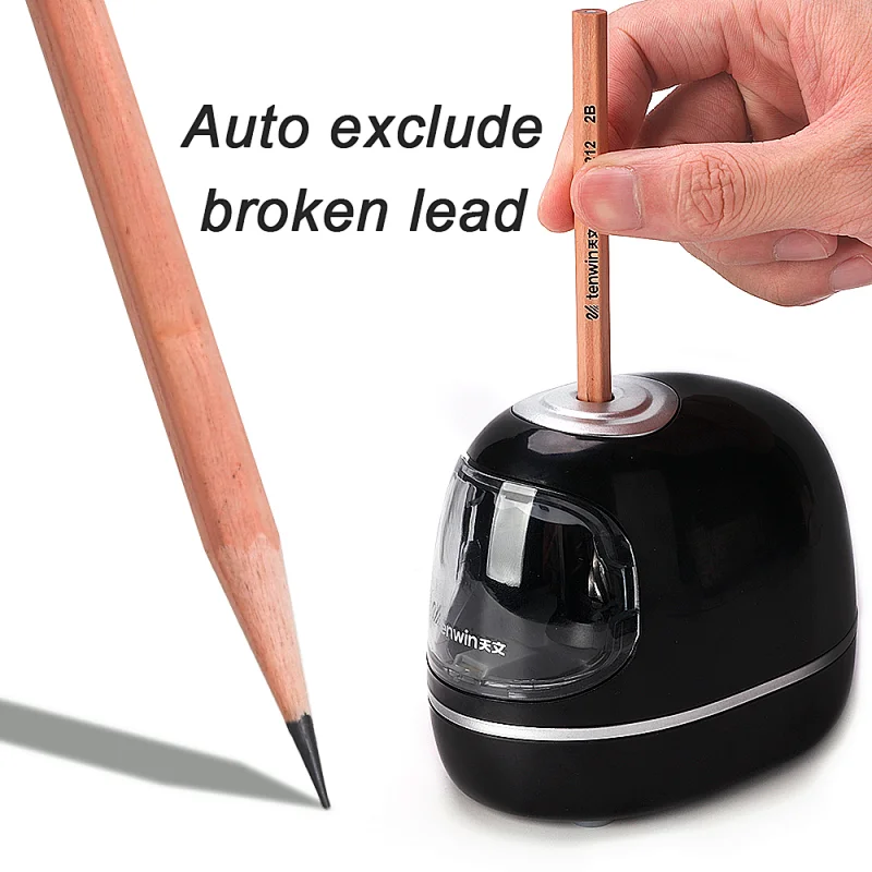 Tenwin 8030 Electric Adjustable Nib Heavy Spiral Blade Fast Sharpening Knife Automatically Stop Color Pencil Usb Battery