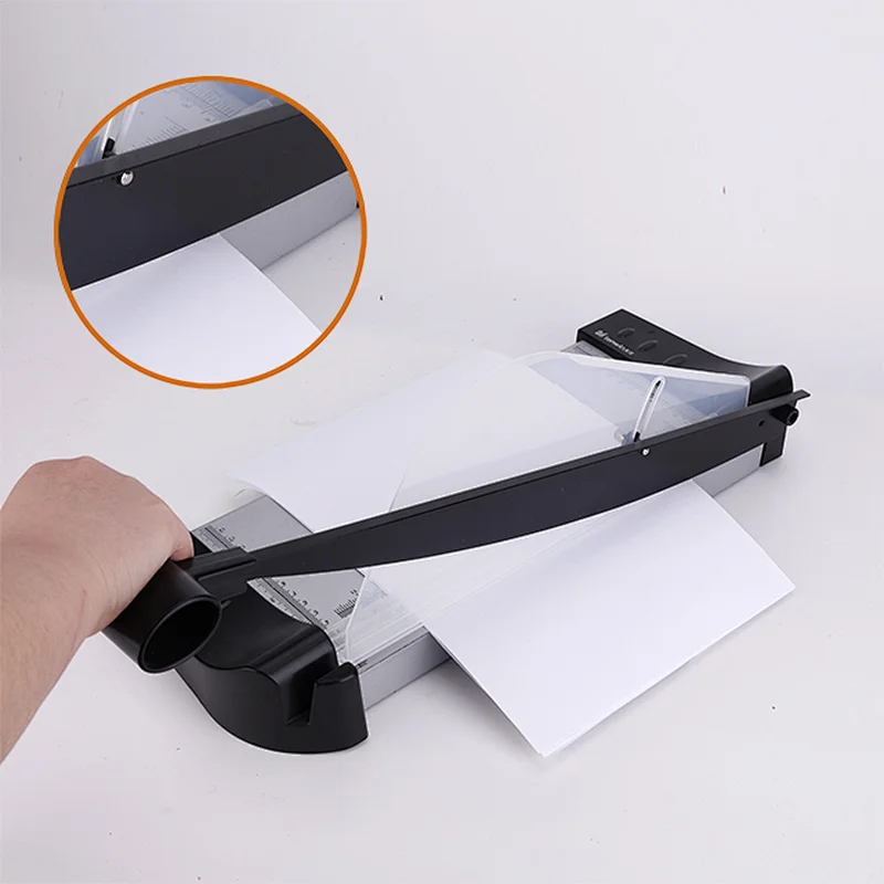 Tenwin T34001 Save Effort Heavy Duty Guillotine Paper Cutter Trimmer Cutter Office Cutting Mat Machine For A4 Paper