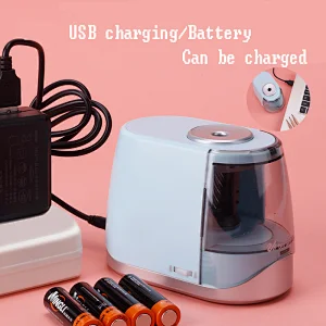 Tenwin 8031 High Quality Fast Charge Spiral Blade Automatic Electric Pencil Sharpener For Student