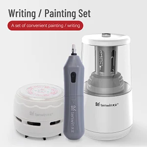 Tenwin 8080 Best Sale Eco Friendly Factory Supply Electric Stationary School Gift Set For Student Drawing