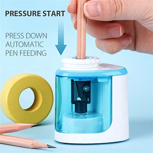 Tenwin 8005 Best Selling Wholesale Retail Battery Operated Electric Pencil Sharpener Mini Desk Stationery