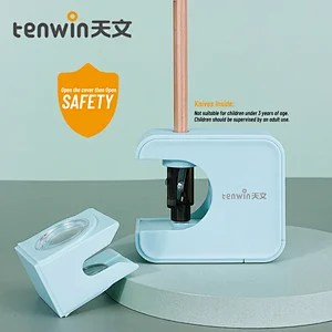 Tenwin 8033 Lovely Camera Shape Battery Operated Pencil Sharpener Metal For Kids