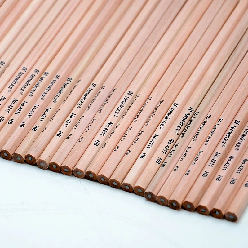 Tenwin 4211 Most Popular Hexagon Wood Pencil Organizer With Customized Logo