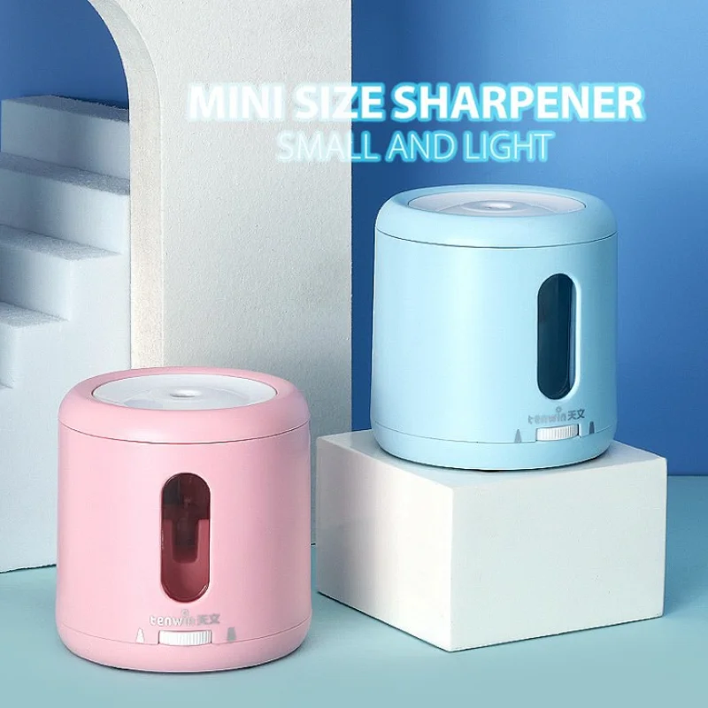 Tenwin 8035 New Style Safe Funny Gifts Battery Pencil Sharpener Metal Cutter Stationery Office