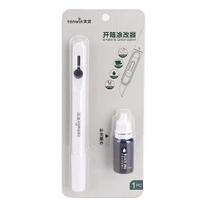Tenwin 7606 Self-Inking Guard Your ID Roller Identity Security Stamp Rolle Pen With Knife