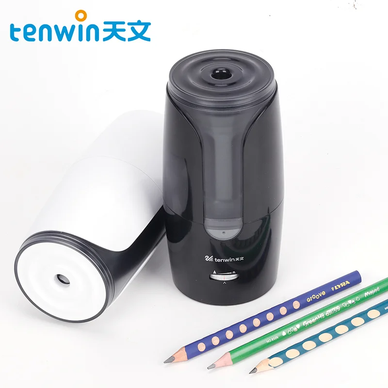 Tenwin 8028 Usb Rechargeable Jumbo Hole For Pencil Size In d8-12mm Fast Sharpening Knife Electric Pencil Sharpener In Office