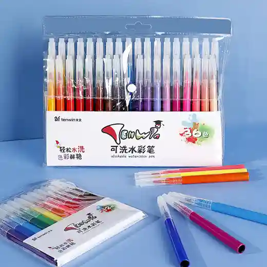 watercolor brush drawing brush