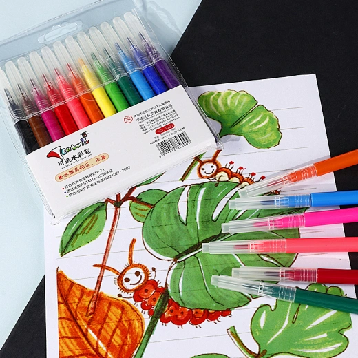 watercolor marker pens