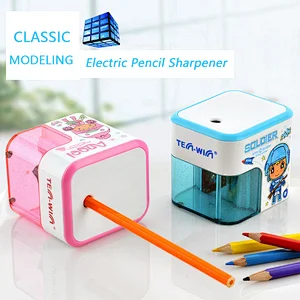 Tenwin 8003 Wholesale Use Battery Funny Automatic Pencil Sharpener For Kids