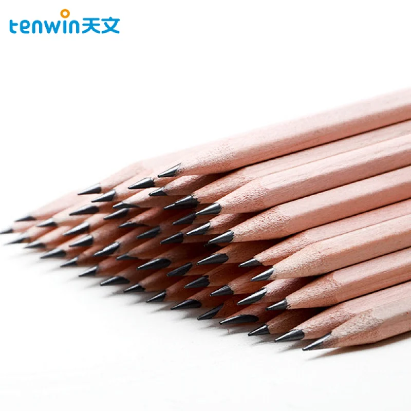 Tenwin 4211 Most Popular Hexagon Wood Pencil Organizer With Customized Logo