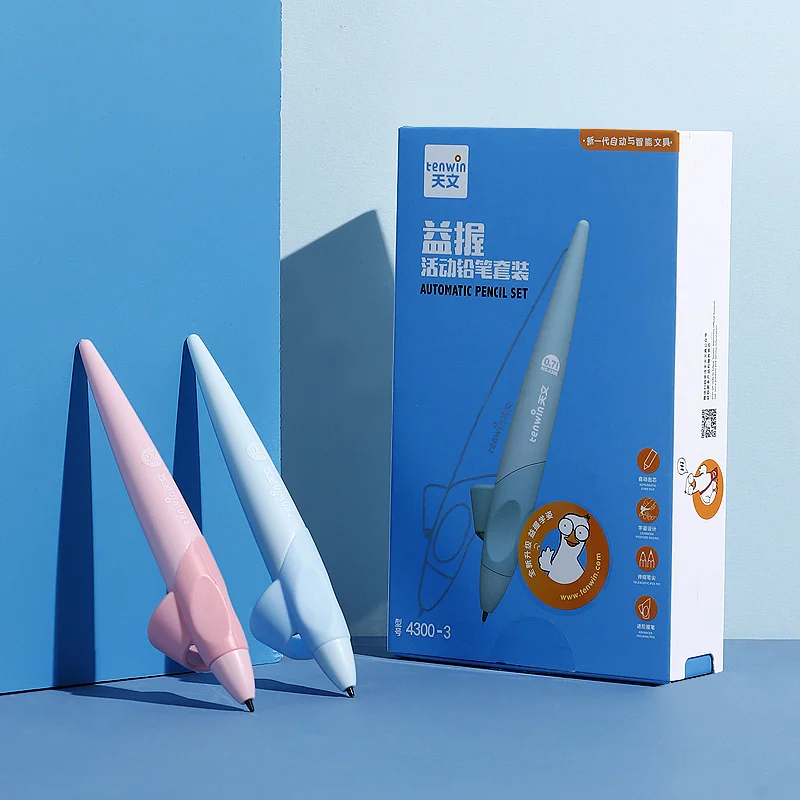 Tenwin 4300 Top Fashion School Supplies Set 0.7mm Mechanical For Kids Pencil Mechanics Cute for Writing