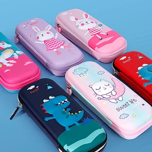 Tenwin 4601 Popular Design Pouches Custom 3D Large Capacity Pencil Case For Girls School Stationery Box For student kids