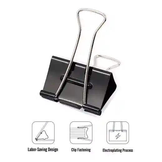folder with clip binder