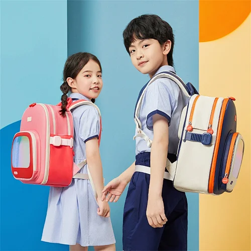 Tenwin 4665 Hot Selling Student Waterproof Backpack Kids School Satchel Children Spine Protection Bags Schoolbags