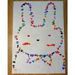 Make small colored stones with airbrush paint kit