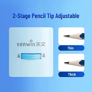 Tenwin 6902 Entrance Smart Electric 12 Pieces Stationery Gift Set Sharpener Ruler Eraser Mini Vacuum Cleaner