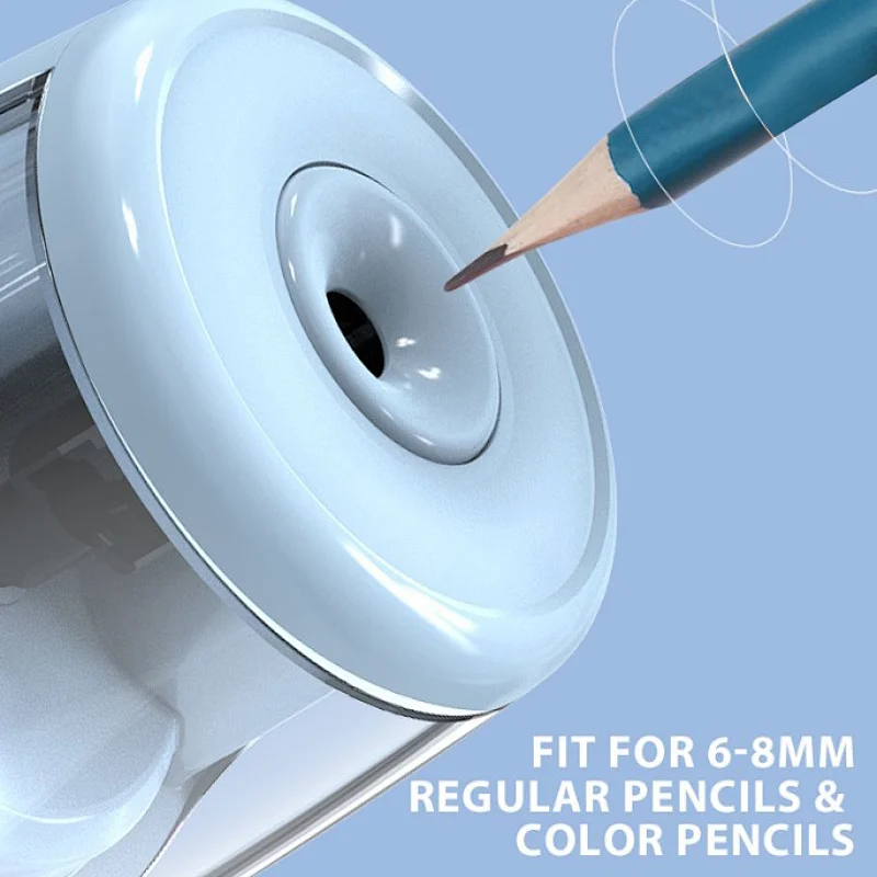 Tenwin 8032 New Style Funny Gifts Metal Pencil Sharpener Battery For Student Use