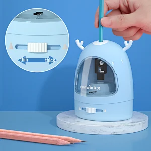 Tenwin 8017 Cute Cartoon Animal Style Novelty Electric Pencil Sharpener For Home School Office