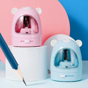 Tenwin 8017 Cute Cartoon Animal Style Novelty Electric Pencil Sharpener For Home School Office