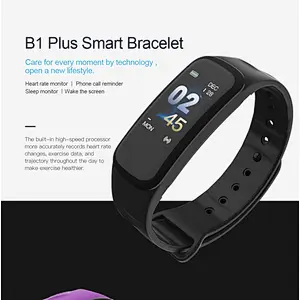 Blood Pressure Bracelet Smart Bracelet Heart Rate bluetooth pedometer bracelet  Sleep Monitor Bluetooth Heart Rate Monitor