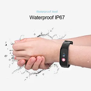 Smart Bracelet Advanced Optical Heart Rate Sensor Wristband Sleep Monitor OLED Touch Screen Smart Fitness Watch