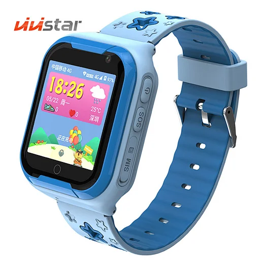 2019 New Arrival Kids 4G GPS Watch Smart Watch for Kids Locator Pedometer Fitness Tracker Touchscreen with Camera
