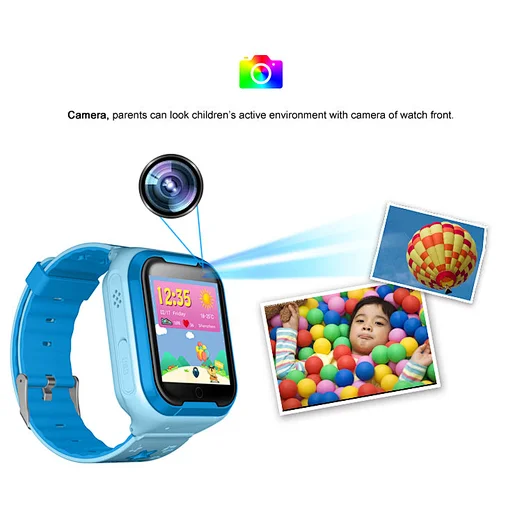 2019 New Arrival Kids 4G GPS Watch Smart Watch for Kids Locator Pedometer Fitness Tracker Touchscreen with Camera