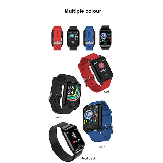 E04s ECG + PPG Generate ECG Report HRV Report Smartwatch Blood-Monitor Fitness-Tracker Bluetooth Smart Bracelet ec.