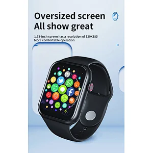 Hot Sale Z20 Watch 6 1.78 Inch TFT Full Touch Screen Heart Rate Monitor Smart Watch Waterproof Smart Bracelet Colorful Bands