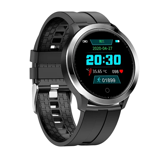 2020 Smart Watch F68 Body Temperature Blood Pressure Fitness Watch Sport Pedometer Smartwatch