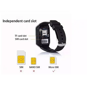 2020 GT08 Smart Sport  Watch With Camera SIM TF Card Slot Fitness Activity Tracker DZ09