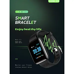 Smart Watch Fitness Tracker Heart Rate Monitor Color Screen Bluetooth Smartwatch Pedometer Sleep Monitor SMS Call Notification