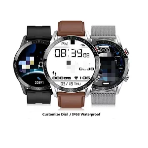 2021 L13 Smart Watch Ble Call Music Full Touch Round Smartwatch IP68 Waterproof Heart Rate Blood Oxygen Fitness Tracker