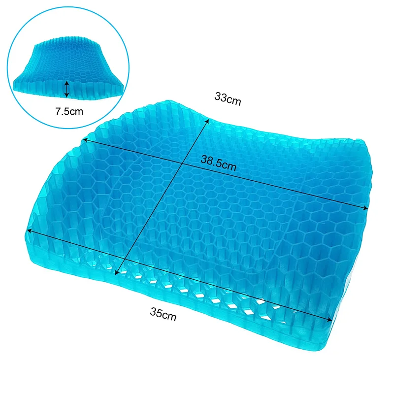 Back Waist Support cool car seat cushion and material TPE cushion