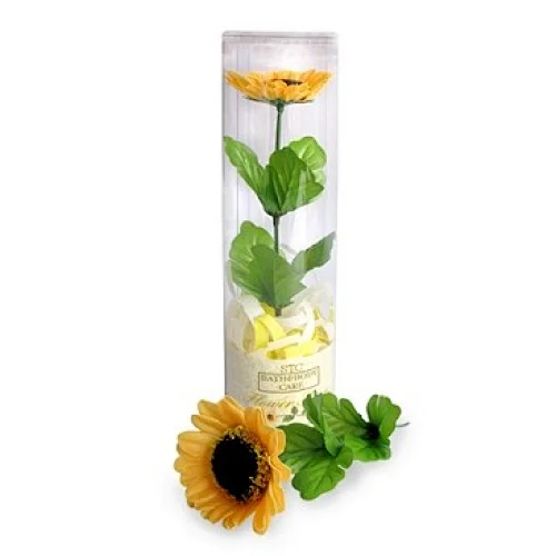 Handmade  holiday decorate flower soap  promotional gift artificial single bath soap flowers gift