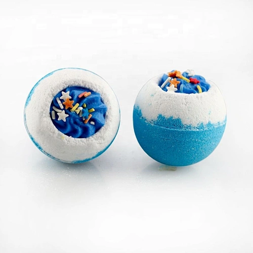 Colorful foaming organic natural handmade private label  custom Kids bubble Bath Bombs