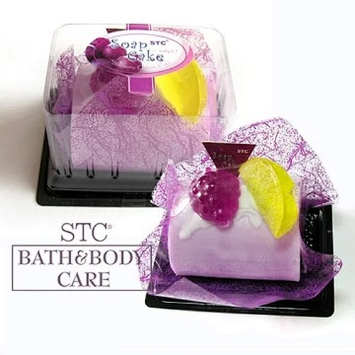 Lovely custom handmade cake shape bath  soap for promotional gift