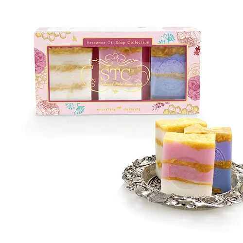 Private label custom moisturizing handmade soap with gift box organic whitening bath bar soap for gift