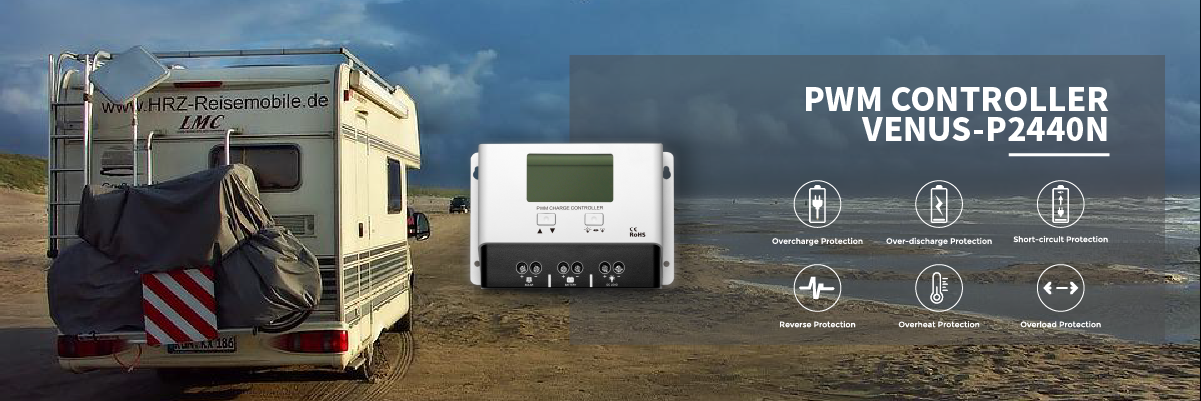 It's a RV charge controller, and people easy hold to campe.