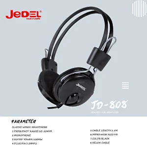wired computer headphone