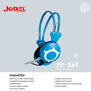 wired computer headphone