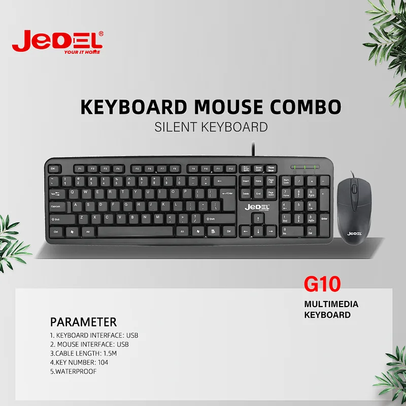 keyboard and mouse combo wired , wired keyboard and mouse combo , wired mouse and keyboard combo - Guangzhou Jedel Electronics Technology Co.,Ltd