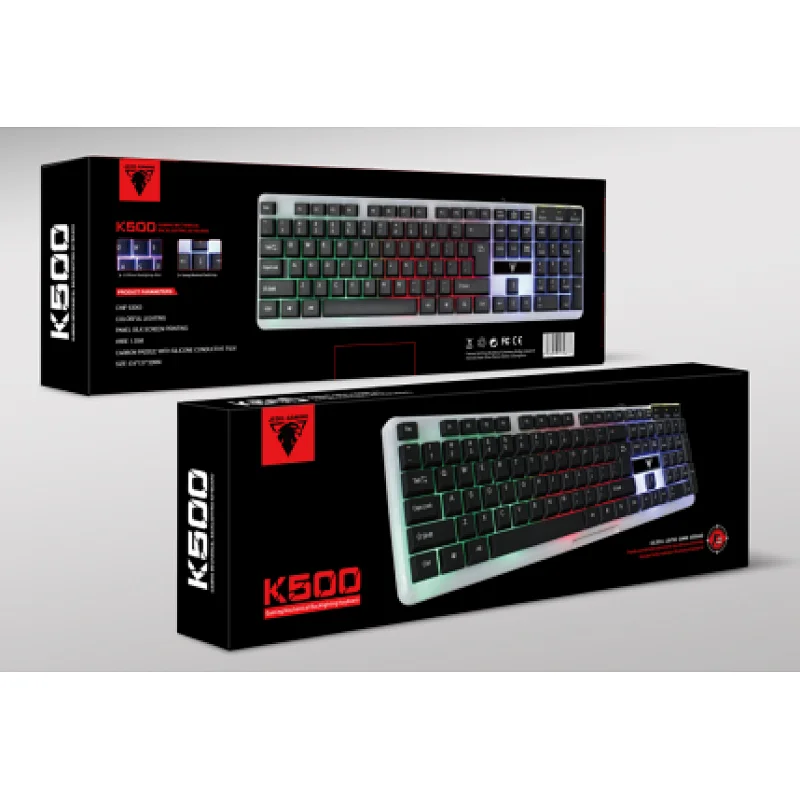 Wired Led light gaming keyboard