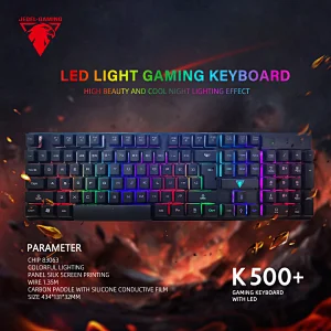 Led light gaming keyboard