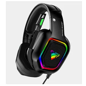 wired gaming LED light headphone