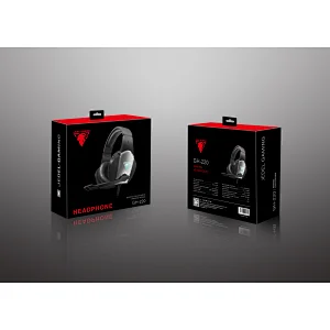 wired gaming LED light headphone